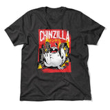 Chinzilla Monster Men/Unisex T-Shirt in Dark Grey Heather color