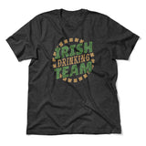Irish Drinking Team Men/Unisex T-Shirt in Dark Grey Heather color