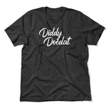 Diddy Doodat Men/Unisex T-Shirt in Dark Grey Heather color