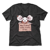 Willing To Undergo Scientific Research For Food Men/Unisex T-Shirt in Dark Grey Heather color