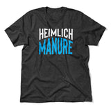 Heimlich Manure Men/Unisex T-Shirt in Dark Grey Heather color