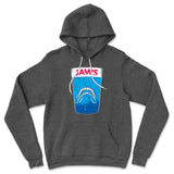 Jaws Teeth Hoodie in Dark Grey Heather color