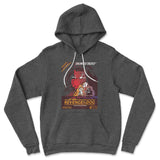Cat Wars - Revenge Of The Dog Hoodie in Dark Grey Heather color