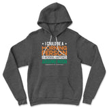 I Could Be A Morning Person If Morning Happened Around Noon Hoodie in Dark Grey Heather color