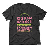 Not A Valid Argument Men/Unisex T-Shirt in Dark Grey Heather color