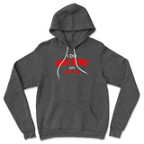 I Do Marathons On Netflix Hoodie in Dark Grey Heather color