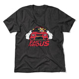 Fart And Furious Men/Unisex T-Shirt in Dark Grey Heather color