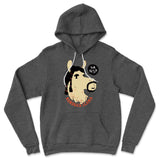 Kendrick Llama Hoodie in Dark Grey Heather color