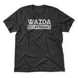 Wazda Deelwifkramer Men/Unisex T-Shirt in Dark Grey Heather color