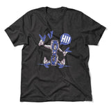 Quadcopter Robot Men/Unisex T-Shirt in Dark Grey Heather color