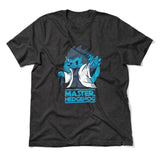 Master Hedgehog Men/Unisex T-Shirt in Dark Grey Heather color