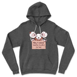 Willing To Undergo Scientific Research For Food Hoodie in Dark Grey Heather color