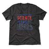 A Moment Of Science Please Men/Unisex T-Shirt in Dark Grey Heather color