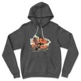 Baked Pumpkin Hoodie in Dark Grey Heather color