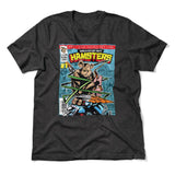 Comic Cover - Hamsters Men/Unisex T-Shirt in Dark Grey Heather color