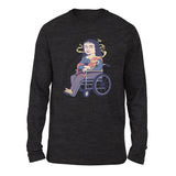 Monalisa Smoking Men/Unisex Drop Shoulder Sweatshirt