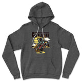 The Catalorian Hoodie in Dark Grey Heather color
