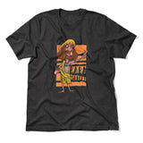 Indian Guru - Baba Marley Men/Unisex T-Shirt in Dark Grey Heather color