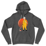 Kill Bill Mrs.santa Hoodie in Dark Grey Heather color