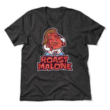 Roast Malone Men/Unisex T-Shirt in Dark Grey Heather color