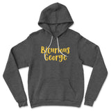 Bicurious George Hoodie in Dark Grey Heather color