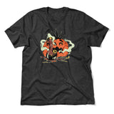 Baked Pumpkin Men/Unisex T-Shirt in Dark Grey Heather color