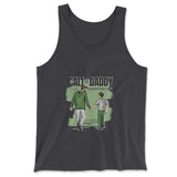 Call Of Daddy Men/Unisex Tank in Dark Grey color