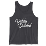Diddy Doodat Men/Unisex Tank in Dark Grey color