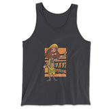 Indian Guru - Baba Marley Men/Unisex Tank in Dark Grey color