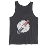 Creation Of Adam - Motorcycle Men/Unisex Tank in Dark Grey color