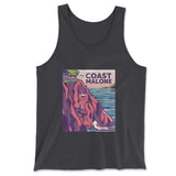 Coast Malone Men/Unisex Tank in Dark Grey color