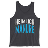 Heimlich Manure Men/Unisex Tank in Dark Grey color