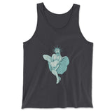 Statue Of Liberty Marilyn Monroe Men/Unisex Tank in Dark Grey color