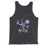 Quadcopter Robot Men/Unisex Tank in Dark Grey color