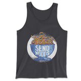 Send Noods Men/Unisex Tank in Dark Grey color