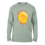 I Believe In Science Men/Unisex Drop Shoulder Sweatshirt in Dusty Blue color