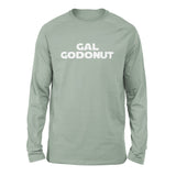 Gal Godonut Men/Unisex Drop Shoulder Sweatshirt in Dusty Blue color