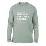 Designer Tshirt Men/Unisex Drop Shoulder Sweatshirt in Dusty Blue color