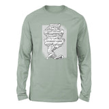 Debt Atlas Men/Unisex Drop Shoulder Sweatshirt in Dusty Blue color