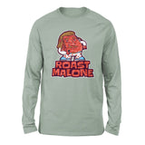 Roast Malone Men/Unisex Drop Shoulder Sweatshirt in Dusty Blue color