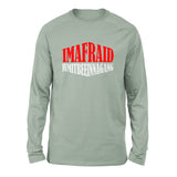 Imafraid Jumitbeeinnagang Men/Unisex Drop Shoulder Sweatshirt in Dusty Blue color
