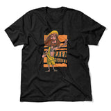 Indian Guru - Baba Marley Men/Unisex T-Shirt in Heather Black color