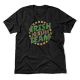 Irish Drinking Team Men/Unisex T-Shirt in Heather Black color