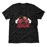 Fart And Furious Men/Unisex T-Shirt in Heather Black color