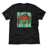 My Ginger Hair Is My Lucky Charm Men/Unisex T-Shirt in Heather Black color