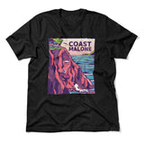 Coast Malone Men/Unisex T-Shirt in Heather Black color