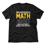 Why I Stopped Understanding Math Men/Unisex T-Shirt in Heather Black color