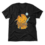 Baby Gouda Men/Unisex T-Shirt in Heather Black color