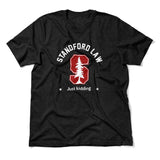Stanford Law, Just Kidding Men/Unisex T-Shirt in Heather Black color
