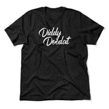 Diddy Doodat Men/Unisex T-Shirt in Heather Black color